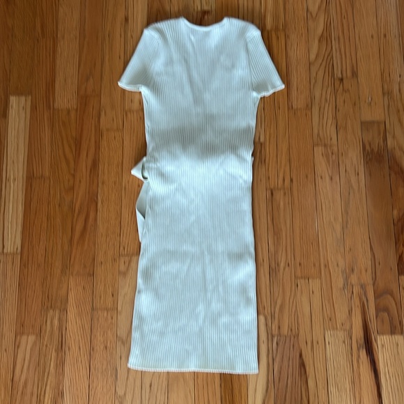 EUC Aritzia Wilfred All tied up wrap dress rainwash green XS - Picture 6 of 8